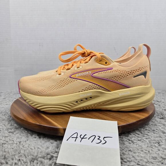 Brooks Shoes - Brooks Womens 10B Glycerin 22 Sherbert Apricot Pink Athletic Daily Running Shoe